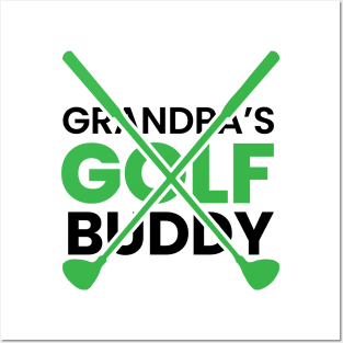 grandpa's golf buddy golf design Posters and Art